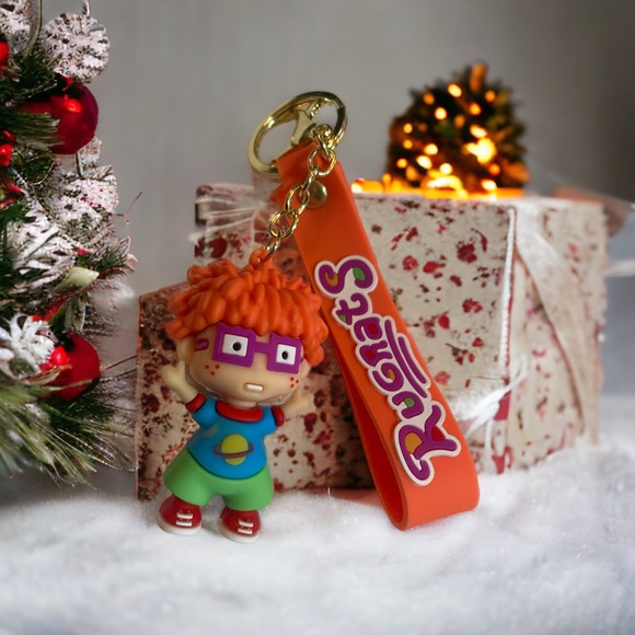 Chuckie ! Rugrats keychain use on you back pack purse or keys - Picture 3 of 5